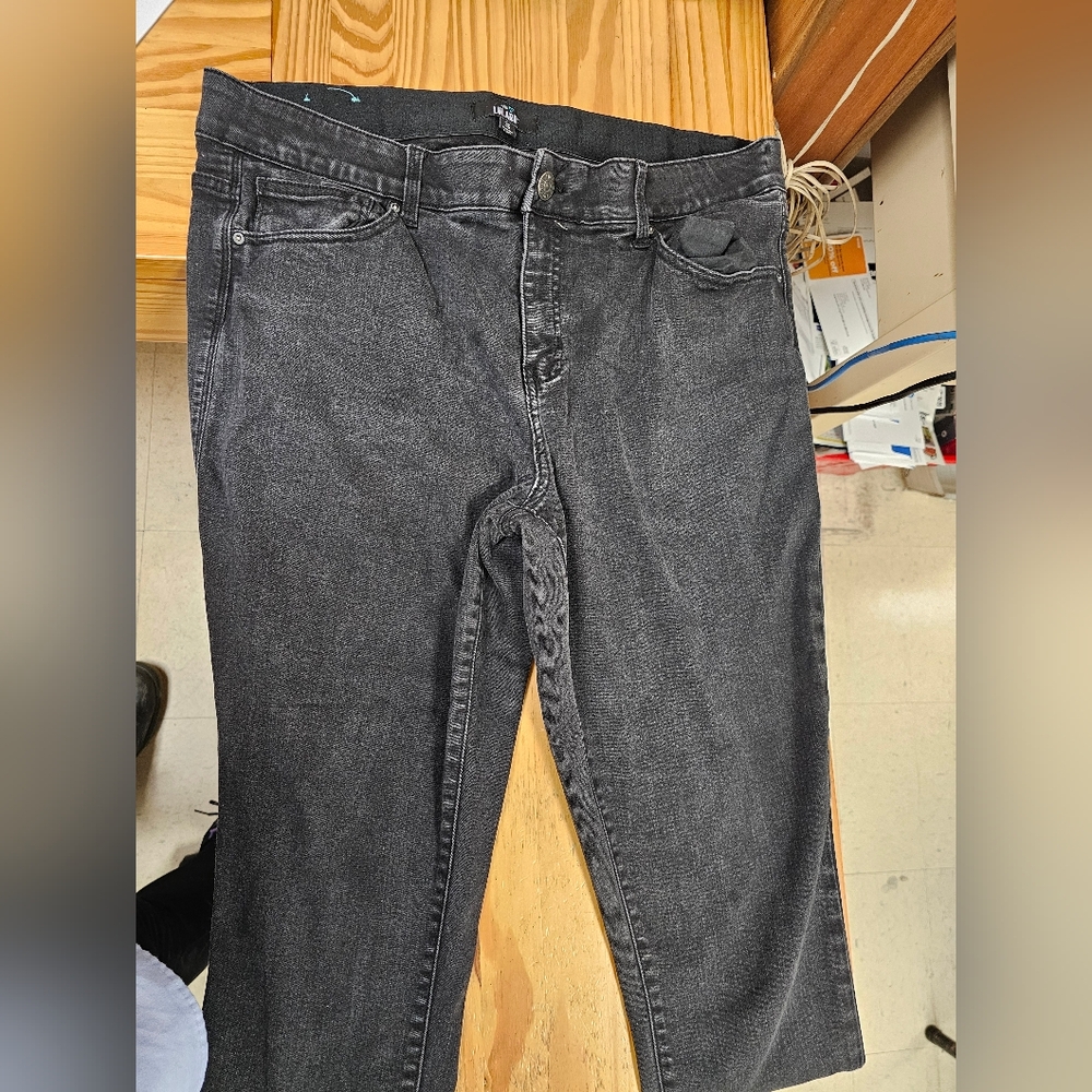 Lularoe straight leg denim black